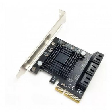 Placa de Expansão 6x SATA 3 para PCI Express x4