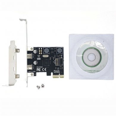 PCIE-TIPOC30 Placa PCI-Express x1 para 2 Portas USB tipo C