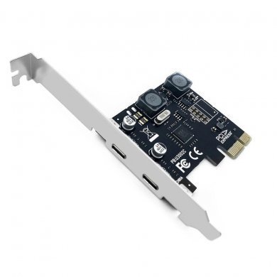 PCIE-TIPOC30 Placa PCI-Express x1 para 2 Portas USB tipo C