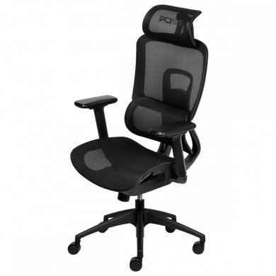 PCYes cadeira ergonômica MS5 em mesh 150Kg preto