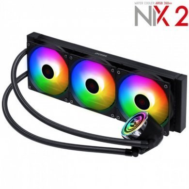 PCYES WATER COOLER NIX 2 360MM LED ARGB TDP 350W