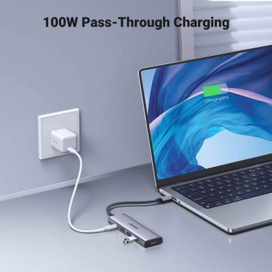 PD-CM511-15596 Ugreen Hub USB-C 5 em 1 HDMI, USB-C e 3x USB 3.0