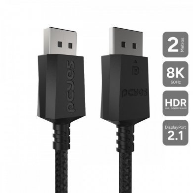 Pcyes cabo Display Port 2.1 8K 60Hz 2 metros