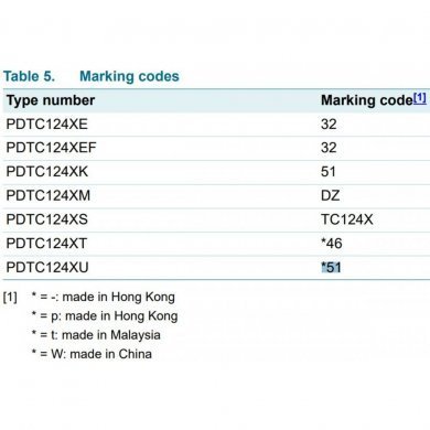 Transistor T51 NPN 2 resistores SOT323 3000 und