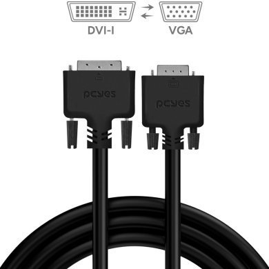 PDVM15-2 Pcyes cabo DVI-D para VGA 15 pinos 1024p 144hz 2 metros