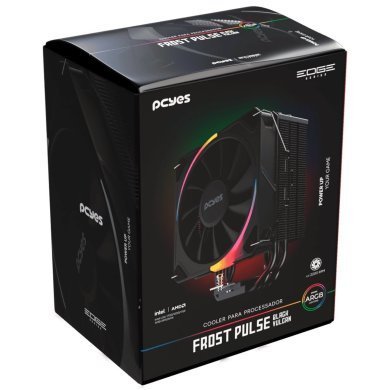 PEFPARGBBV Pcyes cooler para processador Frost Pulse ARGB Black Vulcan
