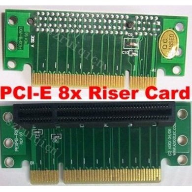 PEXP8-RX1 Riser Card PCI-E x8 Left 1U 2U