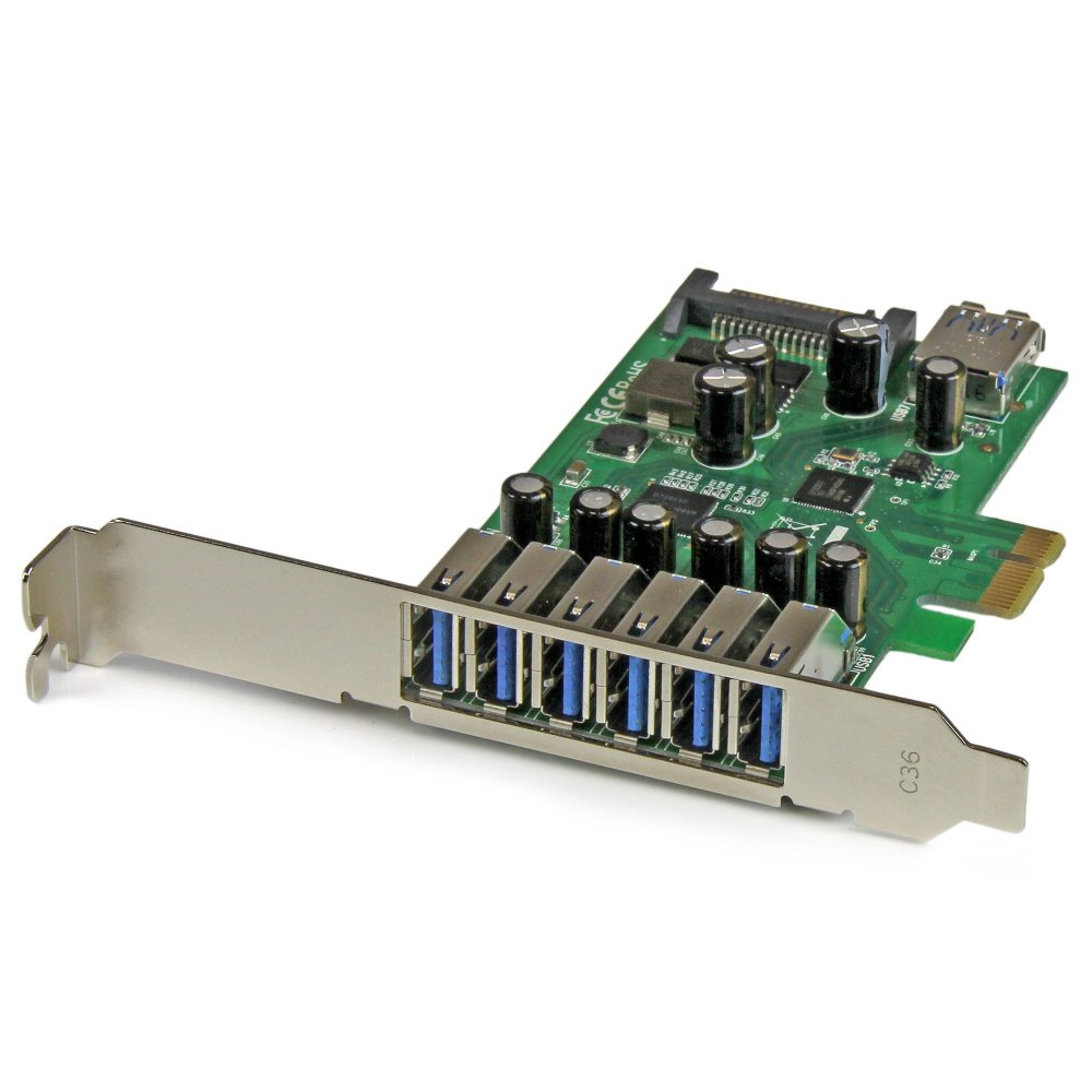 PEXUSB3S7 Startech Placa USB 3.0 7 portas PCI Express x4