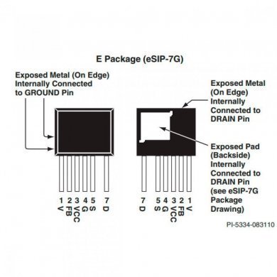 PFS714EG Ci mosfet controlador de circuito PFC em fontes