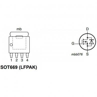 Transistor Mosfet 5030AL 30V 80A NCH SOT669