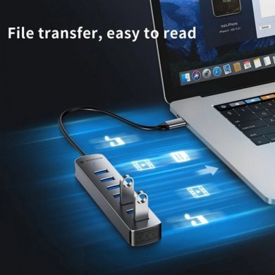 Yottamaster HUB USB-C para 7 USB 3.0 5Gbps