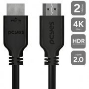 Pcyes cabo HDMI 2.0 4K 60Hz 30AWG 2 metros 