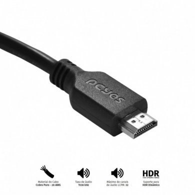 PHM21-2 PCYES CABO HDMI ULTRA 2.1 8K 2 METROS