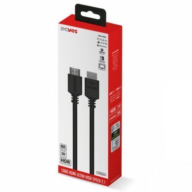 PCYes Cabo HDMI eARC Ultra 2.1 8K 60Hz 2m 28AWG