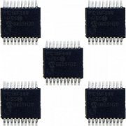 Kit 5x Ci Microchip PIC16F689 SSOP-20P (Kit 5x) Microcontrolador MCU 8bits 7KB 256B 18x I/O