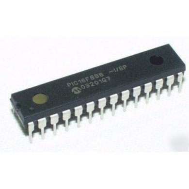 PIC16F886-I/SP Microcontrolador PIC Flash DIP-28PIN