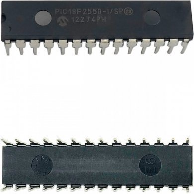 PIC18F2550-I-SP CI microcontrolador PIC18F2550-I/SP 48MHz 32KB PTH