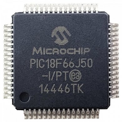 PIC18F66J50-I/PT Microcontrolador Microchip MCU PIC18F66J50 64KB