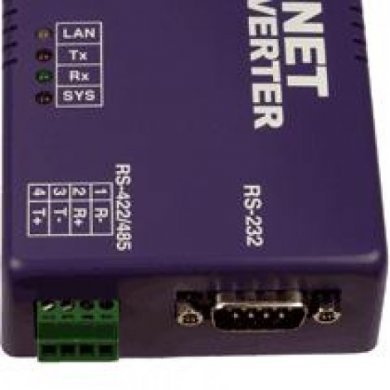 PIE-P132-X Conversor RJ45 TCP/IP para RS232 RS422