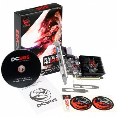 PJ1G5450R3 PCYes Placa de Vídeo AMD Radeon HD 5450 1GB