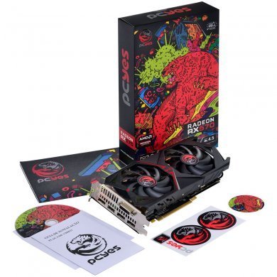 PJ570RX256GD5 PCYes Placa de Vídeo AMD Radeon RX 570 4GB