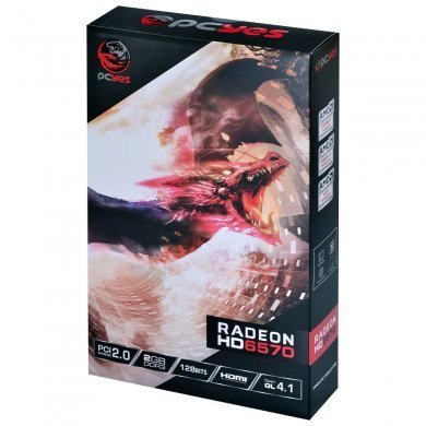PJ657012802D3 PCYes Placa de Vídeo AMD HD 6570 2 GB