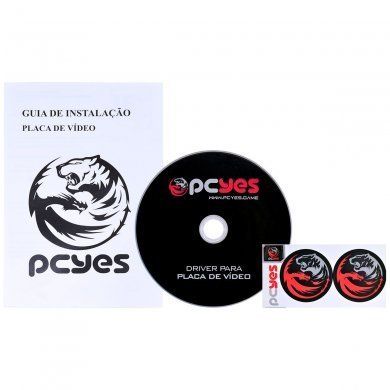 PJ657012802D3 PCYes Placa de Vídeo AMD HD 6570 2 GB