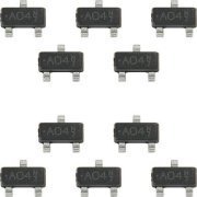 10x Mosfet PJA3404 N-Ch 30V 5.6A SOT-23-3 marcação no componente: A04 N7