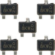 5x Transistor Mosfet N-Channel 50V 360mA SMD 3 terminais - Marcação no componente: 8KW2