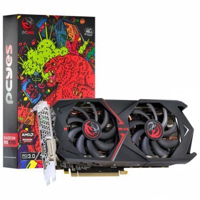 PCYES placa de video AMD RX 570 4GB