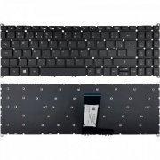 Teclado original notebook Acer Aspire A515-45 tecla wifi no F2 / cor preto
