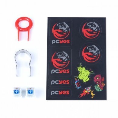 PCYes Teclado Mecânico Kratz Switch Outemu Blue RGB