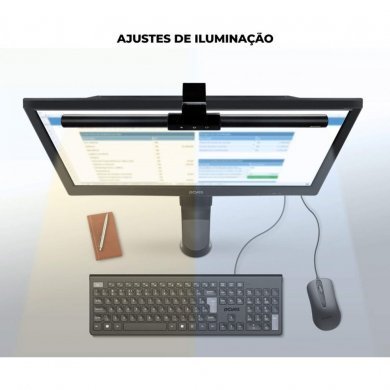 PCYes luminária barra de LED para monitor 4 tons de luz