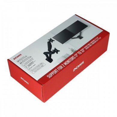 PCYes suporte articulado parede 2 monitores 17 a 32