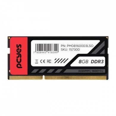 PCYES Memória 8GB DDR3L 1600MHz SODIMM 1.35V