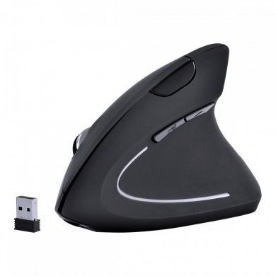 Vinik mouse vertical Power Fit wireless preto