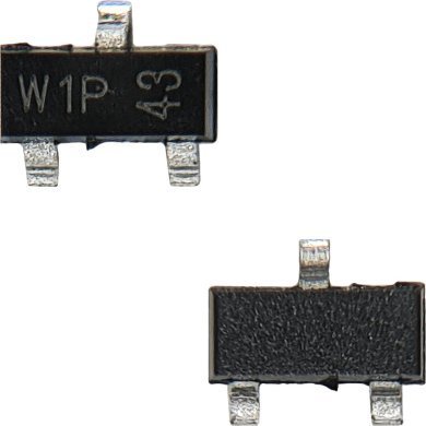 PMBT2222A 50x Transistor W1P NPN 40V 600mA 300Mhz 250mW SOT-23-3