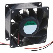 Sunon Cooler 80x80x38MM 24VDC 2 Wire Fan Tubeaxial 24VDC Square - 80mm L x 80mm H Ball 74.5 CFM
