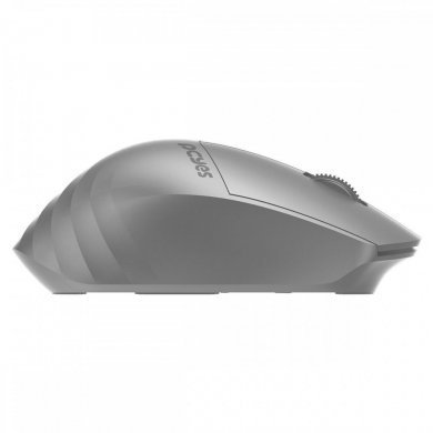 PCYes mouse sem fio Silent Dash Lite cinza 1600Dpi