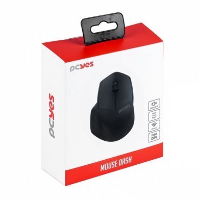 PMDWMDSCB PCYes Mouse Dash Silent Click 1500DPI Sem Fio