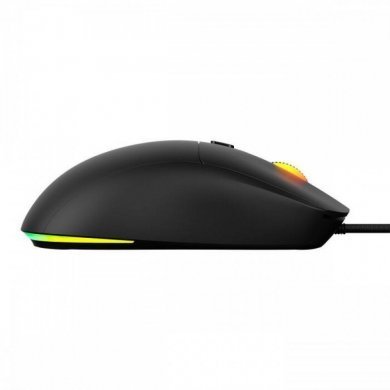 PCYes mouse gamer Basaran RGB 12400DPI preto