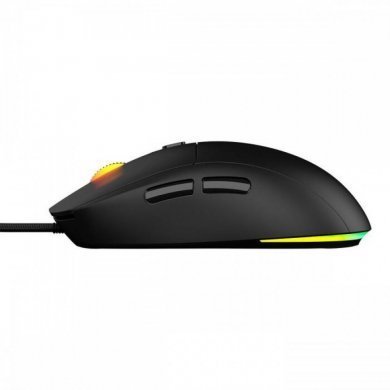 PCYes mouse gamer Basaran RGB 12400DPI preto