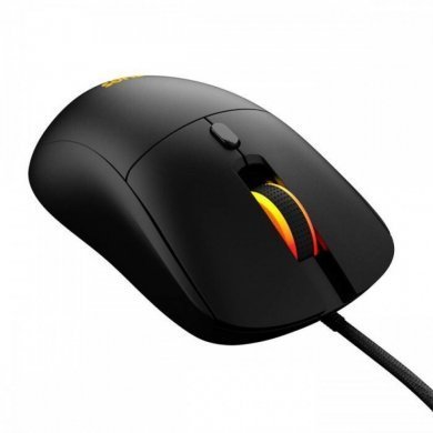 PCYes mouse gamer Basaran RGB 12400DPI preto