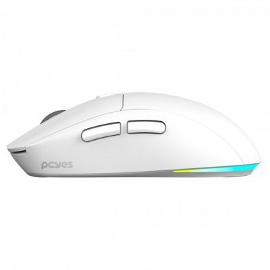 Pcyes mouse gamer Basaran Wireless Stealth White Ghost