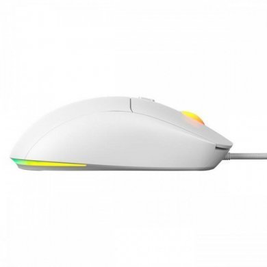 PMGBRWG PCYes mouse gamer Basaran RGB 12400DPI branco