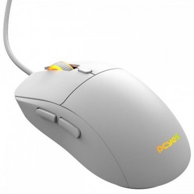 PMGBRWG PCYes mouse gamer Basaran RGB 12400DPI branco