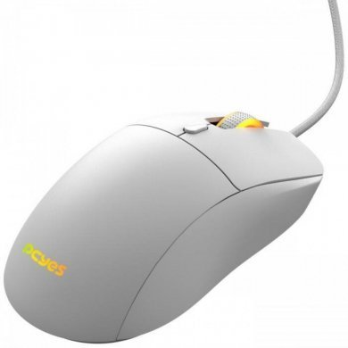 PMGBRWG PCYes mouse gamer Basaran RGB 12400DPI branco