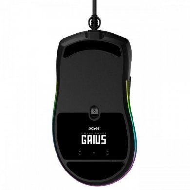 PCYES mouse gamer Gaius RGB 12400DPI 6 botões