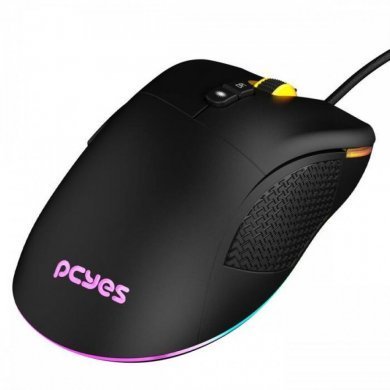 PCYES mouse gamer Gaius RGB 12400DPI 6 botões