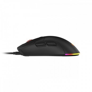 PCYES mouse gamer Malus RGB 12400dpi Black Vulkan